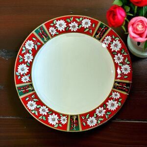 Kobe "Charlton Hall" CHRISTMAS 10 5/8" Dinner Plates - Retired  Japan